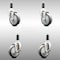 Service Caster 4 Inch 316SS Thermoplastic Rubber Swivel 1 Inch Stem Caster Brake SCC, 2PK SCC-SS316EX20S414-TPRB-2-TLB-2-1 - alternate 1